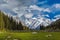 Landscape with mountains, Kyrgyzstan