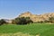 The landscape in mountains in Wadi Hadhramaut, Yemen