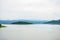 Landscape Natrue and a water mist at Kaeng Krachan Dam.