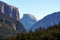 Landscape Nature view Yosemite Tunnel View From this vista can see El Capitan, Half Dome, Bridalveil Fall and Pine tree valley at