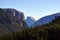 Landscape Nature view Yosemite Tunnel View From this vista can see El Capitan, Half Dome, Bridalveil Fall and Pine tree valley at