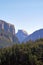 Landscape Nature view Yosemite Tunnel View From this vista can see El Capitan, Half Dome, Bridalveil Fall and Pine tree valley at