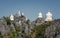 Landscape nature Wat chaloem phrachomklao rachanuson,Pagoda on rock mountain