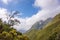 Landscape near the 25 Fontes Falls, Madeira