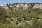 Landscape near Balazuc, France (Ardeche district)