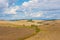 Landscape near Buonconvento in Tuscany, Italy