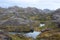 The landscape near Trollpikken. Eigersund municipality. Rogaland county. Norway