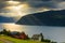 Landscape near Utvik on the Nordfjord Norway