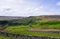 The landscape in North York Moors National Park, England