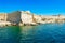 Landscape with old Fort Rinella, Kalkara, Malta