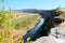 Landscape in Old Orhei region, Moldova.