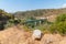 Landscape over the Belver bridge in the municipality of Gaviao, Portugal