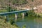 Landscape over the Belver bridge in the municipality of Gaviao, Portugal