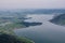 Landscape over Lake Lucerne from Rigi-Kulm viewpoint