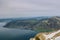 Landscape over Lake Lucerne from Rigi-Kulm viewpoint.