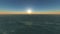 landscape over ocean sunset