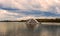 Landscape over Zambezi river near Livingstone in Zambia