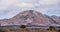 Landscape overlooking peak and abajo peak mountains