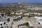 Landscape overview of Santorini from hill