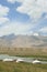 Landscape on the Pamirs Plateau