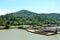 Landscape of the Panama Canal.