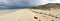 Landscape panorama of a wild natural beach in Cayo Coco