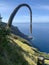 Landscape with panoramic coast of Madeira