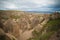 Landscape panoramic view to Devrent valley aka valley of imagination, Cappadocia, Turkey