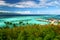 Landscape of paradise island Moorea,