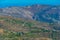 Landscape of Peloponnese with traditional Mani villages in Greec