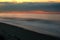 Landscape photo of the beach of Port Ginesta in Barcelona