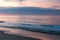 Landscape photo of the beach of Port Ginesta in Barcelona