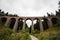 Landscape photo of majestic viaduct in the forest - Telgart, Slovakia