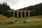 Landscape photo of majestic viaduct in the forest - Telgart, Slovakia