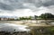 Landscape photo of old bridge in Santa Cruz island, Oleiros, Rias Altas, A Coruna, Spain