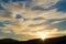 landscape photo of a Patagonian sunset with some beautiful clouds