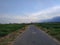 landscape photo of the road on Mount Ciremai Kuningan