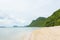 Landscape photo of tranquil island beach