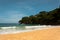 Landscape photo of tranquil island beach