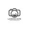 Landscape photography logo design template