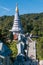 Landscape of Phramahathat Napaphol Bhumisiri pagoda at Doi Inthanon Chiangmai