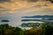 Landscape of Phuket View Point, Karon Beach and Kata Beach