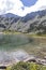 Landscape of Pirin Mountain and Fish Banderitsa lake, Bulgaria