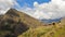 Landscape of Pisaq in Peru`s Sacred Valley of the Incas