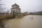 Landscape of Ponte Milvio in the Flood