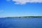 Landscape of Portland harbor, fore river and Casco Bay