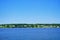 Landscape of Portland harbor, fore river and Casco Bay