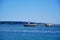 Landscape of Portland harbor, fore river and Casco Bay