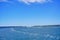 Landscape of Portland harbor, fore river and Casco Bay