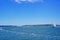 Landscape of Portland harbor, fore river and Casco Bay